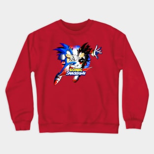 hedgehog smackdown Crewneck Sweatshirt